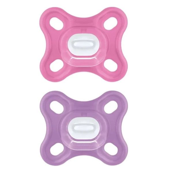 Comfort Sucette symétrique 0-2 mois - Lot de 2