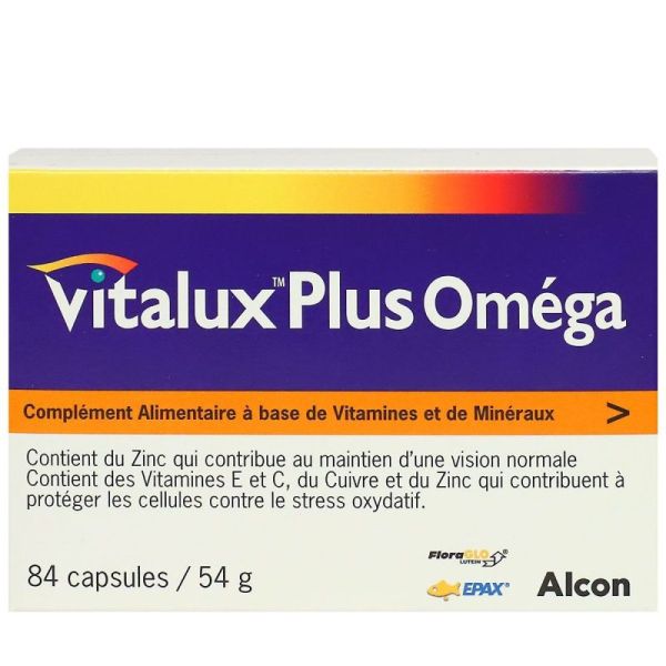 Vitalux Plus Omega Caps 28 X3