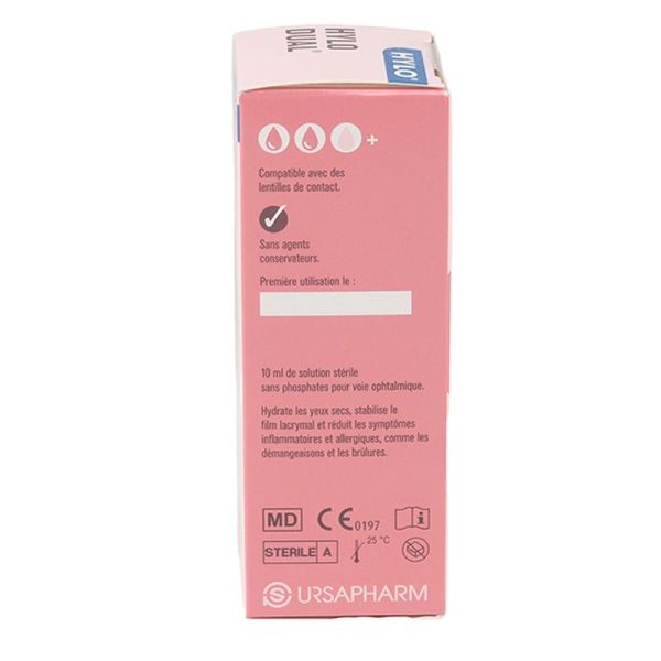 Hylo Dual Collyre Hydratant à l'Ectoïne - 10 ml