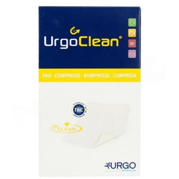 UrgoClean Pansement Hydro-Détersif - 15 cm x 20 cm, 10 pansements