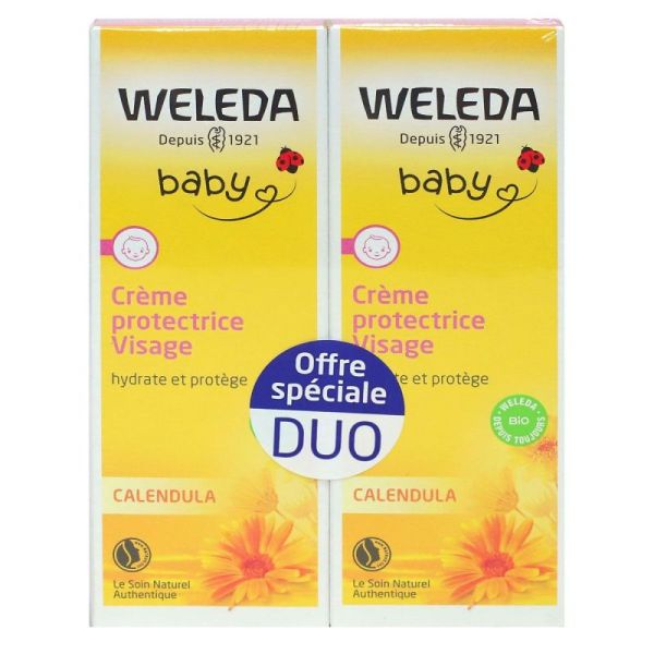 Weleda Bb Calendul Protect Visage 2X50Ml