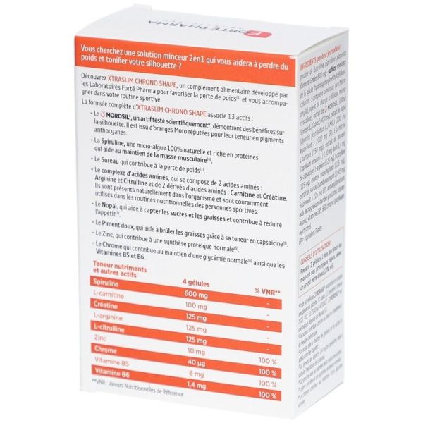 XtraSlim Chrono Shape - 60 gélules
