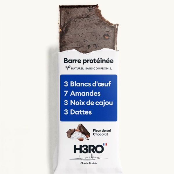 Barre protéinée - Fleur de sel Chocolat - 52 g