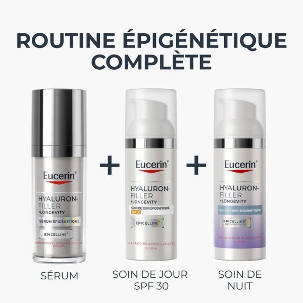 Soin de jour epigenetique SPF30 Hyaluron-Filler + Longevity - 50 ml