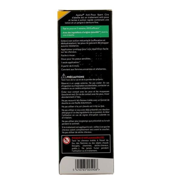 Anti-Poux et Lentes a la Cire d'Abeille XPERT - 200 mL