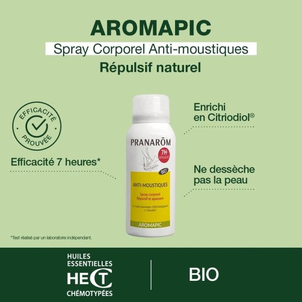 Spray Corporel - Anti-moustiques - Bio - 75 ml