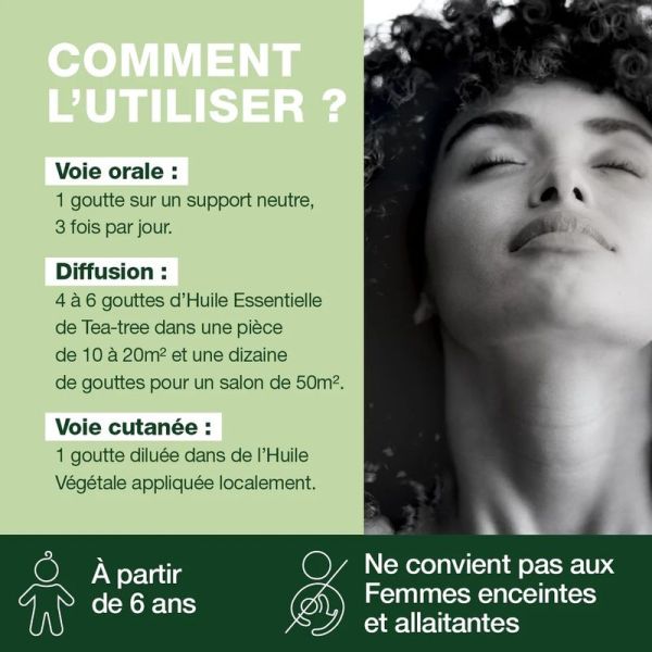 Huile Essentielle de Tea-tree grand format - Bio - 30 ml
