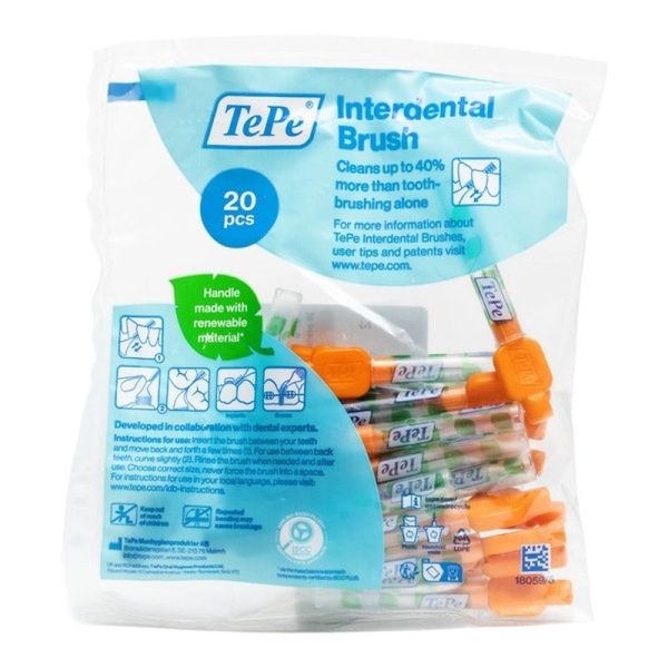 Brossettes Interdentaires 0,4 mm - 6 brossettes