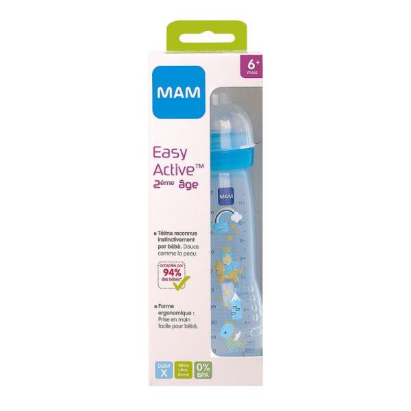 Mam Bib Easy Active 2 A Boy Colore 330Ml