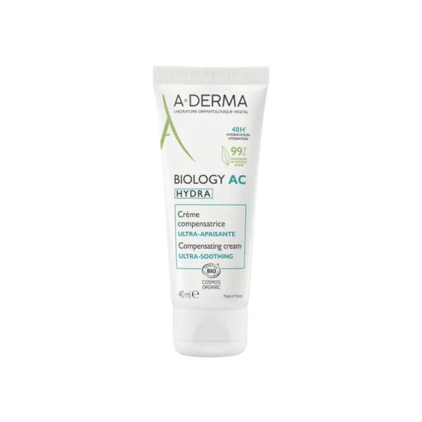 Crème compensatrice ultra-apaisante Biology AC Hydra - 40 ml