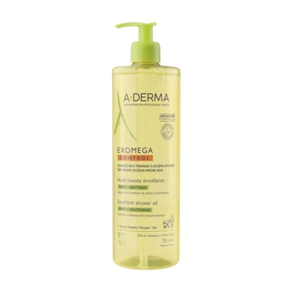 Huile lavante émolliente anti-grattage EXOMEGA CONTROL - 1000 ml
