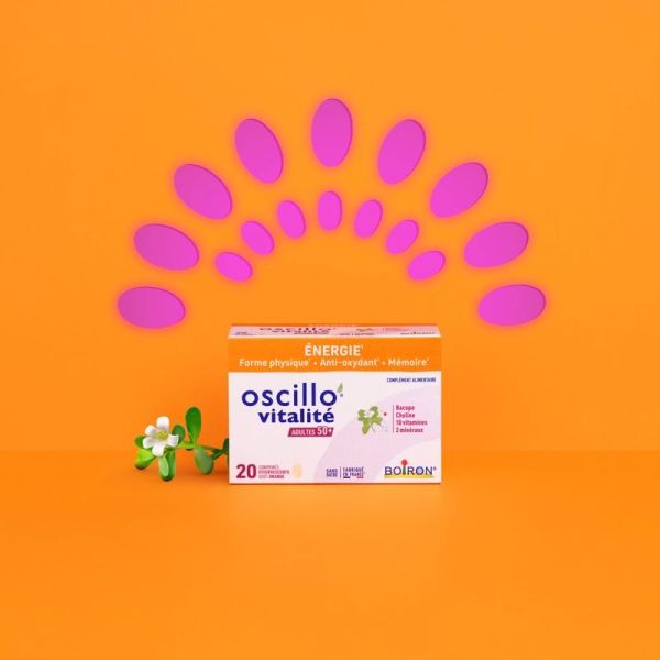Oscillo Vitalité 50+ comprimés - 20 comprimés