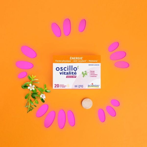 Oscillo Vitalité 50+ comprimés - 20 comprimés