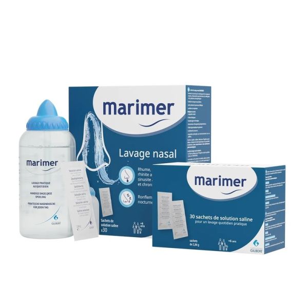 Lavage Nasal - 1 flacon 240 mL et 30 sachets