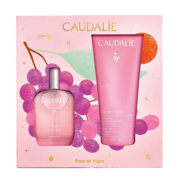 Coffret Eau Fraîche - Rose de Vigne - Eau fraîche 50 ml + Gel Douche 200 ml Offert