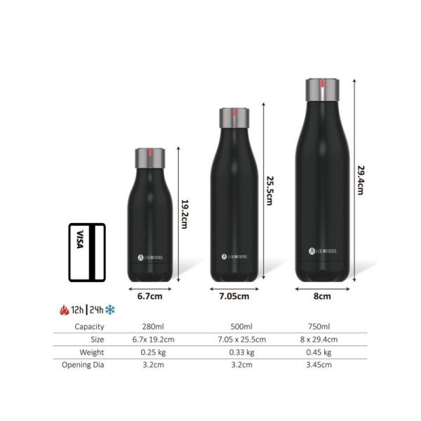 Bouteille Isotherme 500 ml Bicycle - 1 unité