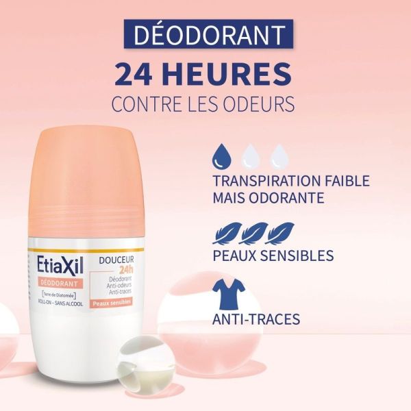 Déodorant Douceur 24h - 2 x 50 ml