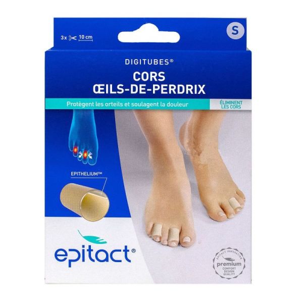 Digitubes à l'épithélium 26 taille S 22mm diamètre x3