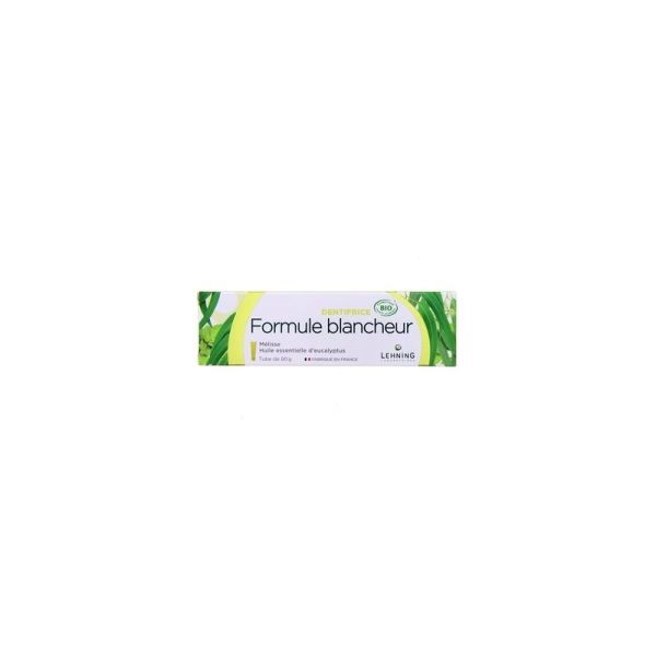 Dentifrice Formule Blancheur Bio - 80 g