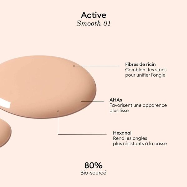 Vernis à ongles Active Smooth 01 - 15 ml