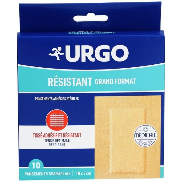 Pansements Resistants Grand Format - 10 pansements