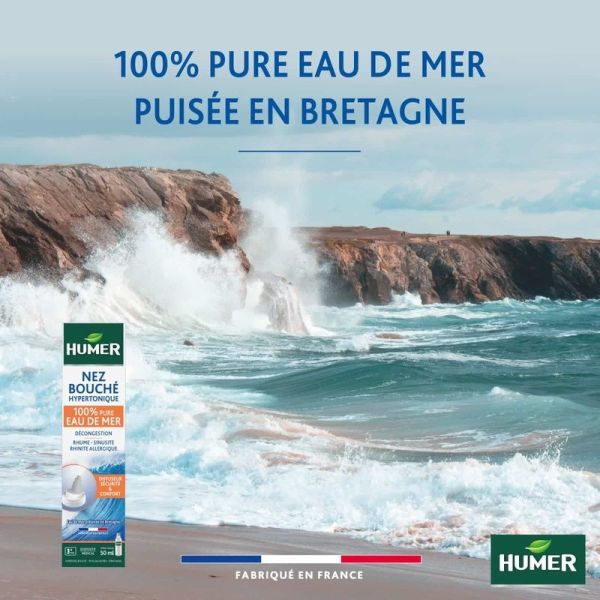 Nez Bouché Spray Nasal Hypertonique - 50 ml