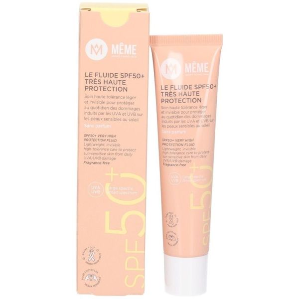 Le Fluide Solaire Très Haute Protection SPF50+ - Visage - Peaux Sensibles - 40 ml