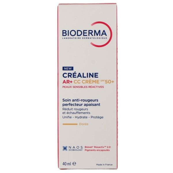 Créaline AR+ CC Crème SPF50+ - Dorée - 40 ml