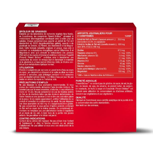 Piment Brûleur - 60 comprimés