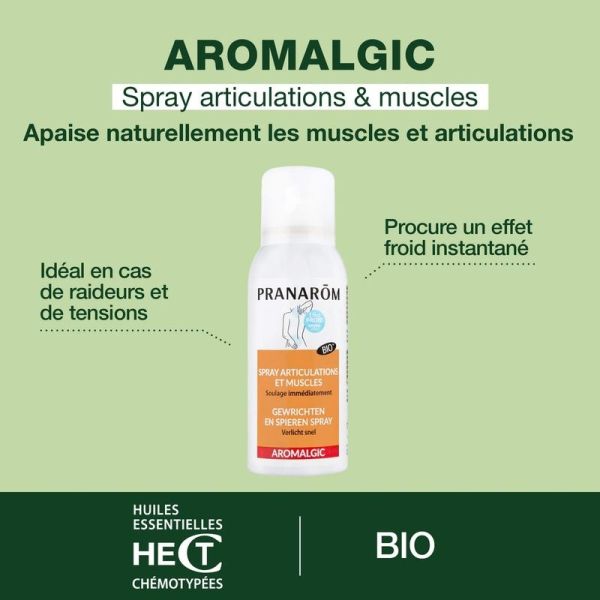 Spray articulations et muscles - Bio - 75 ml