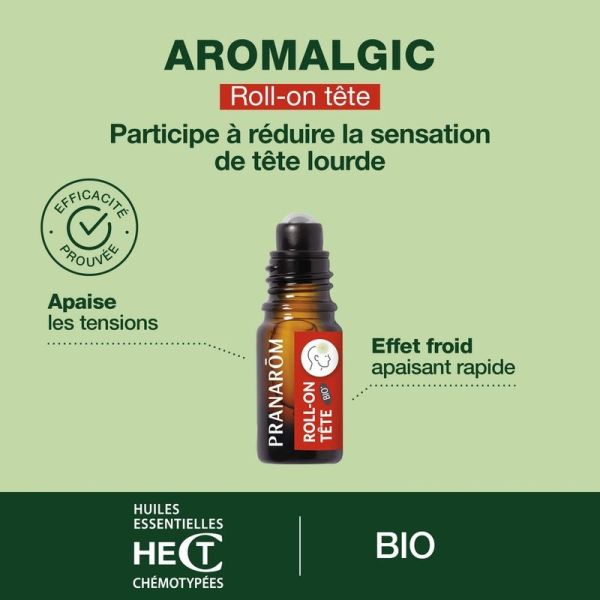 Roll-on maux de tete - Bio - 5 ml