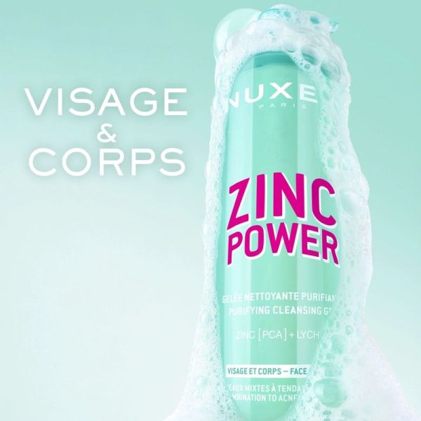 Gelée Nettoyante Purifiante Zinc Power - 400 ml