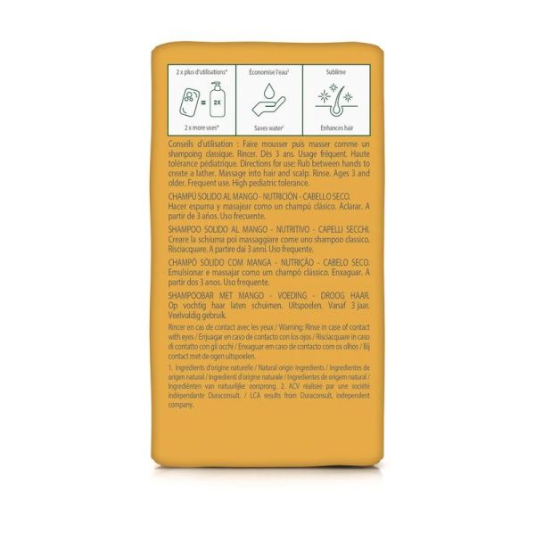 Shampoing solide à la Mangue - 80 g