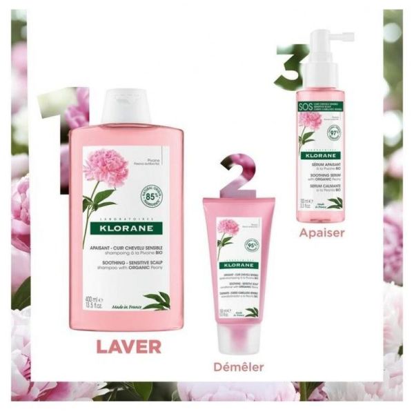 Shampoing Apaisant à la Pivoine BIO - 100 ml
