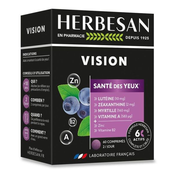 Vision Santé des Yeux - 60 comprimés