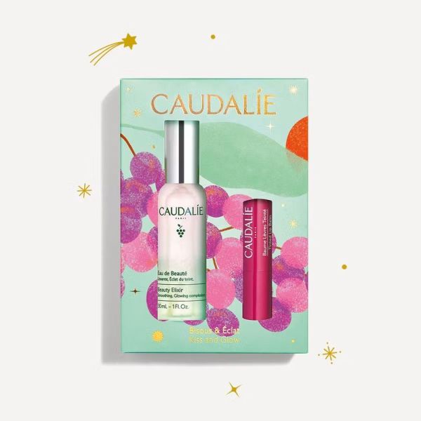 Coffret Bisous & Éclat - Eau de Beauté 30 ml, Baume Lèvres Teinté 4,5 g