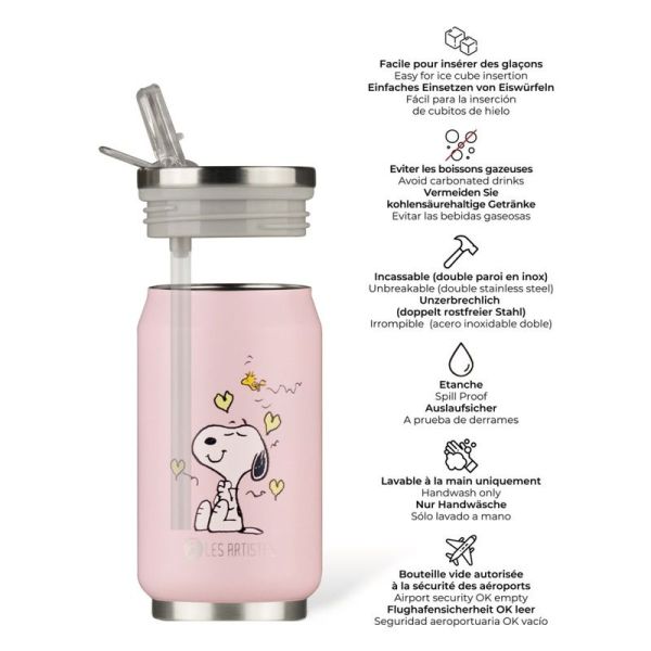Canette isotherme Enjoy Snoopy - 280ml - 1 unité
