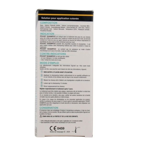 Shampooing Anti-Poux et Lentes - 100 mL