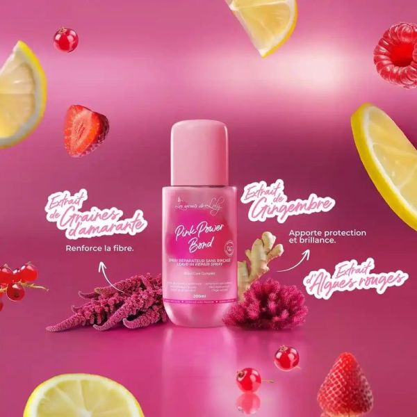 Pink Power Bond Spray Reparateur Sans Rincage - 200 ml
