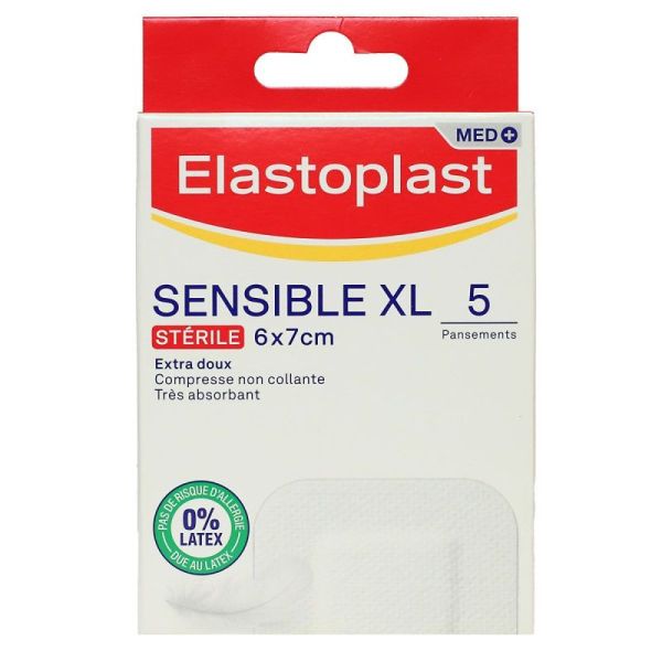 Elastoplast Med Sensible Xl Pans 6X7Cm 5