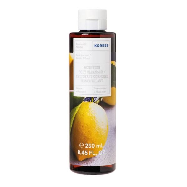 Korres gel douche Basilic Citron 250 ml