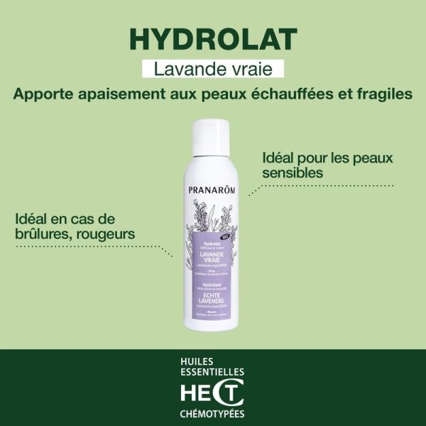 Hydrolat de Lavande Vraie - Bio - 150 ml