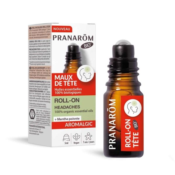 Roll-on maux de tete - Bio - 5 ml
