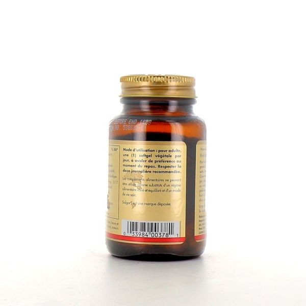 Vitamine E 200 UI - 50 capsules végétales