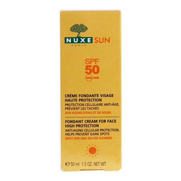 Nuxe Sun 50 Cr Fondante Visage
