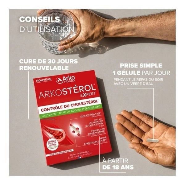 Arkostérol Expert - 30 gélules
