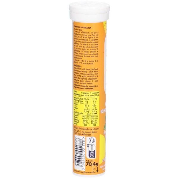 Hydrafizz Hydra - Goût Thé Pêche - 16 comprimes effervescents