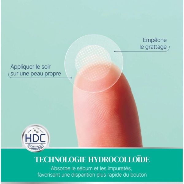 Boutons Patch Hydrocolloïde Micro-Needling - 9 patchs