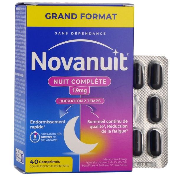 Nuit complète 1,9 mg - 40 comprimés