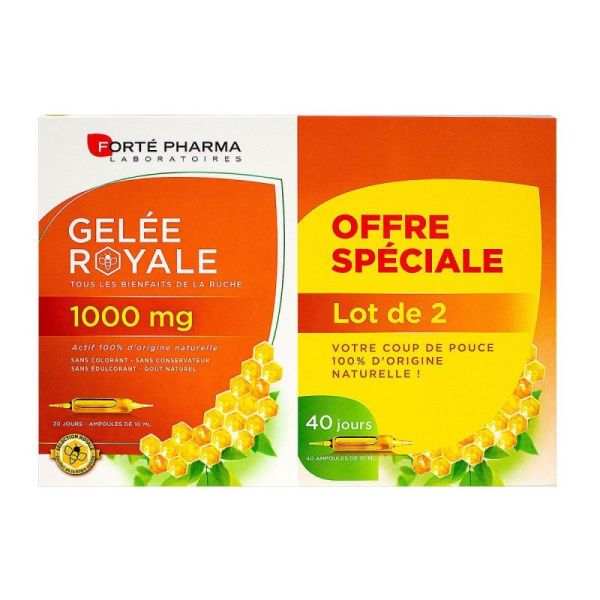 Forte Gelee Royale 1000Mg Amp/Lot A Delot